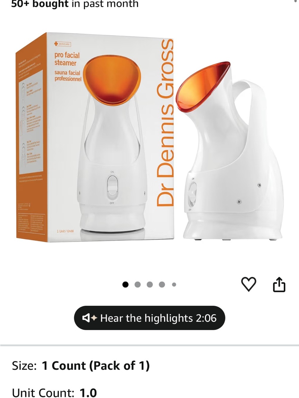 Dr Dennis Gross Facial Steamer Pro Spa At Home Skincare Device